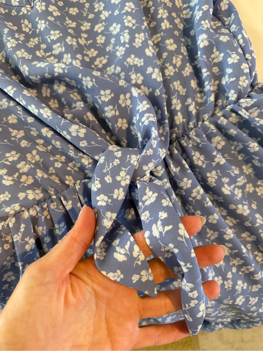 Sienna Sky blue Floral Dress - Picture 4 of 4